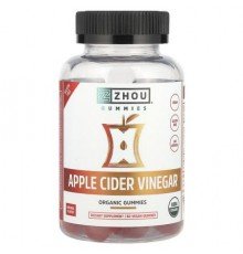 Zhou Nutrition, Organic Apple Cider Vinegar Gummies, 60 Vegan Gummies