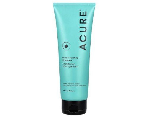 ACURE, Ultra Hydrating Shampoo, For Dehydrated Hair, Argan Oil & Pumpkin Seed Oil, 8 fl oz (236 ml)