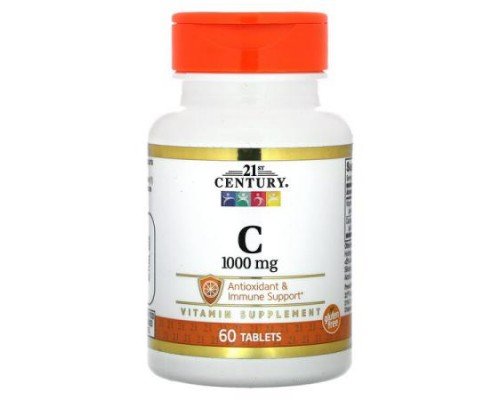 21st Century, Vitamin C, 1,000 mg, 60 Tablets
