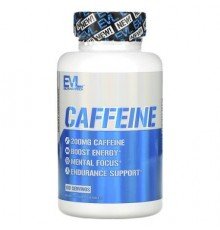 EVLution Nutrition, Caffeine, 200 mg, 100 Tablets