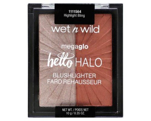 wet n wild, MegaGlo, Hello Halo Blushlighter, 1111564 Highlight Bling, 0.35 oz (10 g)