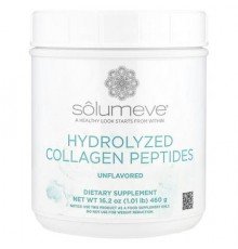 Solumeve, Hydrolyzed Collagen Peptides Powder, Unflavored , 1.01 lb (460 g)