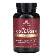 Ancient Nutrition, Multi Collagen, Beauty + Sleep Support, 90 Capsules