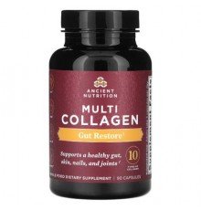 Ancient Nutrition, Multi Collagen, Gut Restore, 90 Capsules