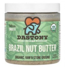 Dastony, Organic Brazil Nut Butter, Ultra Smooth, 8 oz (227 g)