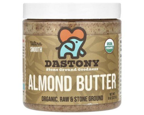 Dastony, Organic Almond Butter, Ultra Smooth, 8 oz (227 g)