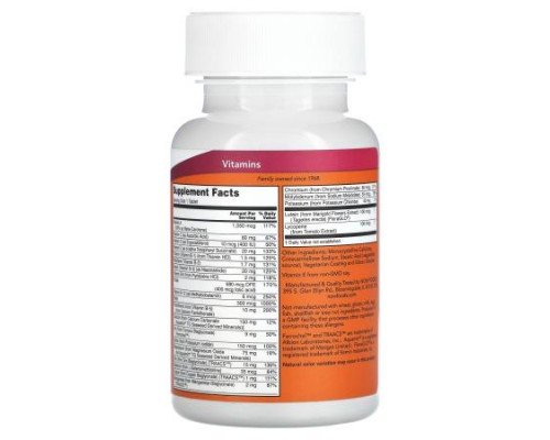 NOW Foods, Daily Vits, Multi Vitamin & Mineral, 100 Tablets