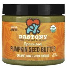 Dastony, Organic Sprouted Pumpkin Seed Butter, Ultra Smooth, 16 oz (454 g)
