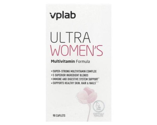 Vplab, Ultra Women’s Multivitamin Formula, 90 Caplets