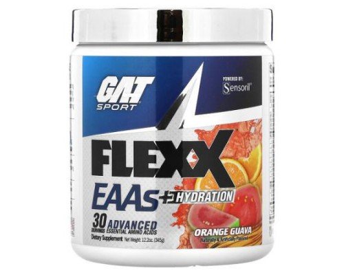 GAT, Flexx EAAs + Hydration, Orange Guava, 12.2 oz (345 g)