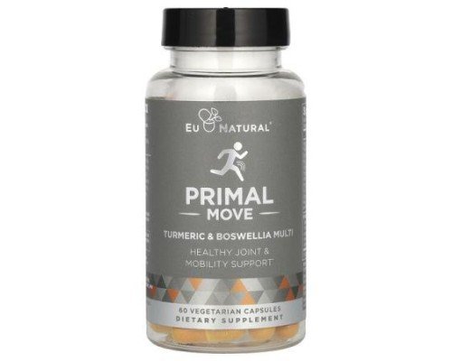Eu Natural, Primal Move, Turmeric & Boswellia Multi, 60 Vegetarian Capsules