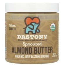 Dastony, Organic Sprouted Almond Butter, Ultra Smooth, 8 oz (227 g)