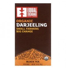 Equal Exchange, Organic Darjeeling, Black Tea, 20 Tea Bags, 1.41 oz (40 g)