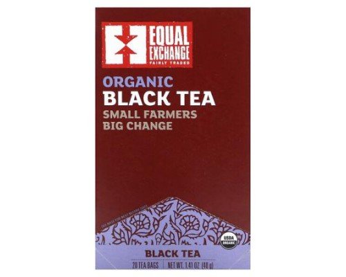 Equal Exchange, Organic Black Tea, 20 Tea Bags, 1.41 oz (40 g)