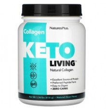 NaturesPlus, KetoLiving™, Natural Collagen, 1.36 lbs (616 g)