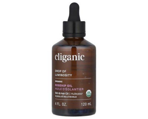 Cliganic, Organic Rosehip Oil, 4 fl oz (120 ml)