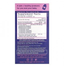LoveBug Probiotics, Prenatal Probiotic, 20 Billion CFU, 30 Count