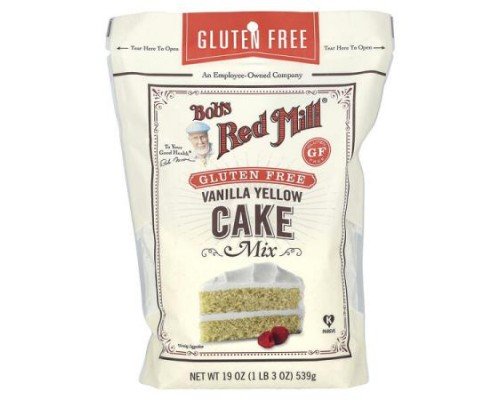 Bob's Red Mill, Vanilla Yellow Cake Mix, Gluten Free, 19 oz (539 g)