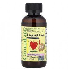 ChildLife Essentials, Liquid Iron, Natural Berry, 4 fl oz (118 ml)