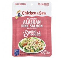 Chicken of the Sea, Wild Caught Alaskan Pink Salmon, In Spring Water, 2.5 oz (70 g)