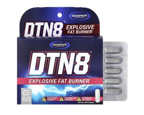 Gaspari Nutrition, DTN8, Explosive Fat Burner, 60 Capsules