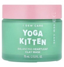 I Dew Care, Yoga Kitten, Balancing Heartleaf Clay Beauty Mask,  2.53 fl oz (75 ml)