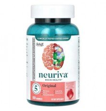 Schiff, Neuriva Brain Health Gummies, Original, Strawberry, 50 Gummies