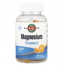 KAL, Magnesium Gummies, Orange ,  60 Gummies