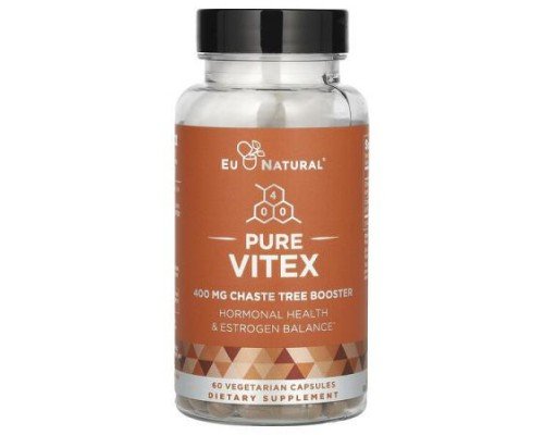Eu Natural, Pure Vitex, 60 Vegetarian Capsules (400 mg per Capsule)