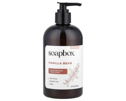 Soapbox, Moisturizing Hand Soap, Vanilla Bean, 12 fl oz (354 ml)