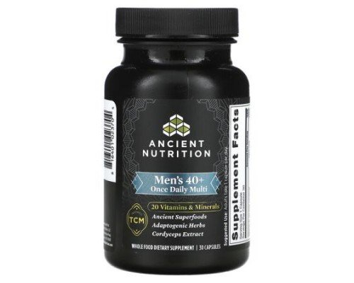 Ancient Nutrition, Men's 40+ Once Daily Multi, 30 Capsules