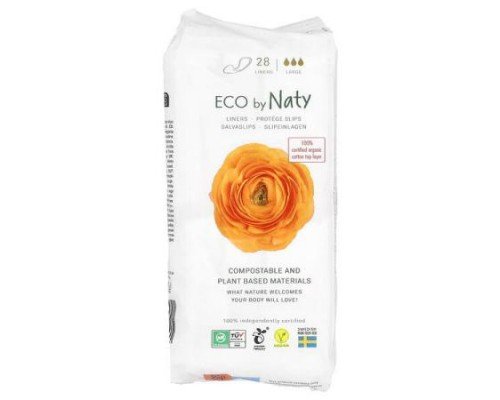 Naty, Panty Liners, Large, 28 Liners
