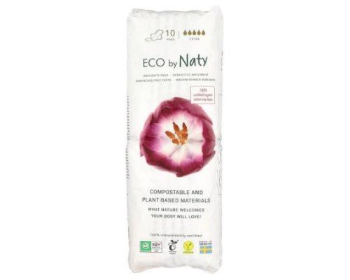 Naty, Maternity Pads, Extra, 10 Pads
