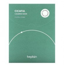Beplain, Cicaful Calming Beauty Mask, 10 Sheets, 0.95 oz (27 g) Each