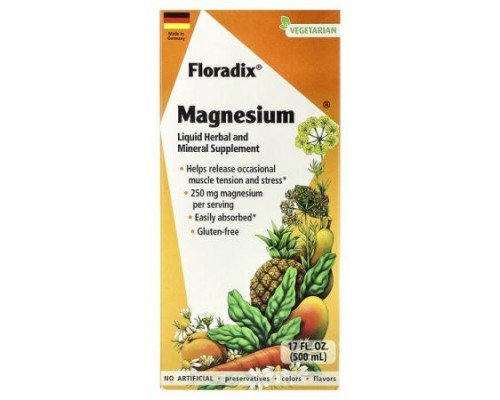 Floradix, Magnesium, 17 fl oz (500 ml)