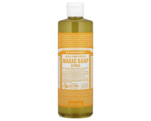 Dr. Bronner's, 18-in-1 Pure-Castile Magic Soap, Citrus, 16 fl oz ( 473 ml)