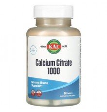 KAL, Calcium Citrate 1000, 90 Tablets (333 mg per Tablet)