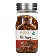 California Gold Nutrition, Foods, Organic Crushed Red Pepper, 1.55 oz (43 g)