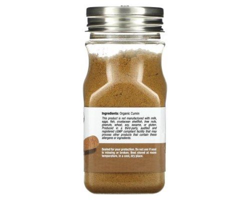 California Gold Nutrition, Foods, Organic Cumin,  2.64 oz (74 g)