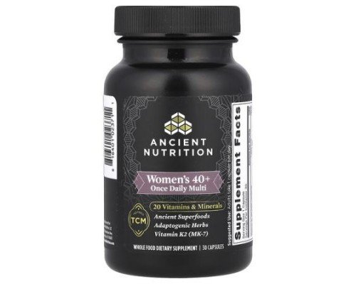 Ancient Nutrition, Women's 40+ Once Daily Multi, 30 Capsules
