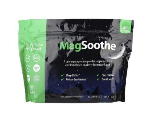 Jigsaw Health, MagSoothe™, Tart Raspberry Lemonade, 60 Packets, 5.5 g Each