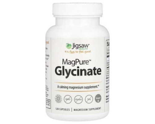 Jigsaw Health, MagPure™ Glycinate, 120 Capsules (50 mg per Capsule)