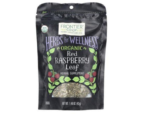 Frontier Co-op, Organic Red Raspberry Leaf, 1.48 oz (42 g)