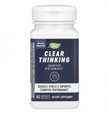Nature's Way, Brain Health, Clear Thinking, 40 Capsules