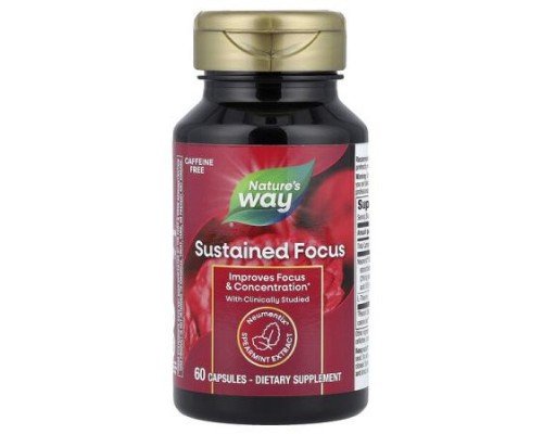 Nature's Way, Sustained Focus, 60 Capsules