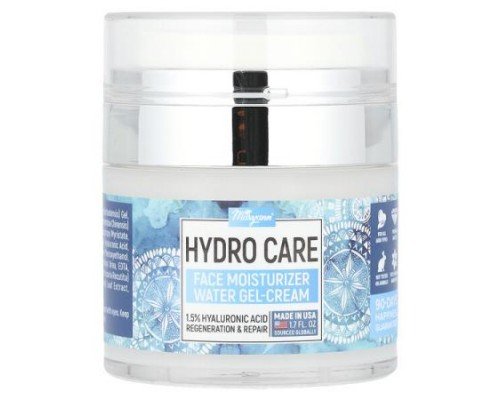 MaryAnn Organics, Hydro Care, Face Moisturizer Water Gel-Cream, 1.7 fl oz (50 ml)