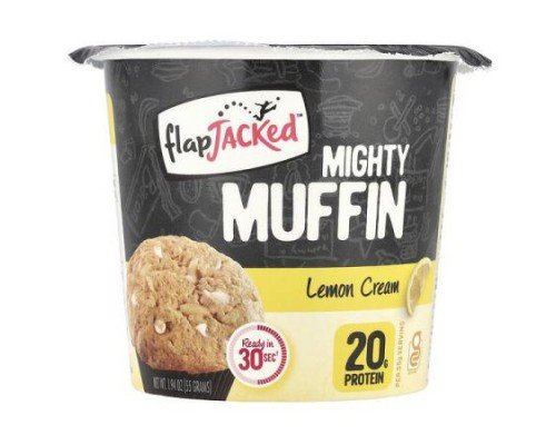 FlapJacked, Mighty Muffin, Lemon Cream, 1.94 oz (55 g)