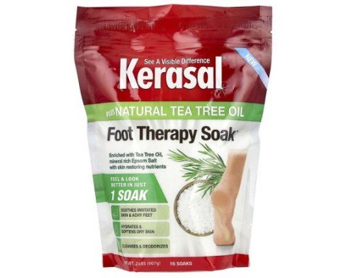 Kerasal, Foot Therapy Soak Plus Natural Tea Tree Oil, 2 lbs (907 g)