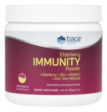 Trace, Elderberry Immunity Powder, Lemon Berry,  6.7 oz (190 g)