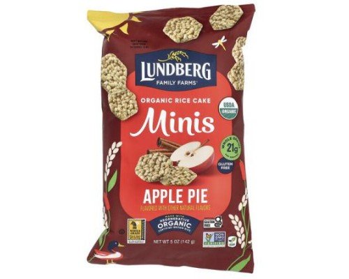 Lundberg, Organic Rice Cake Minis, Apple Pie, 5 oz (142 g)